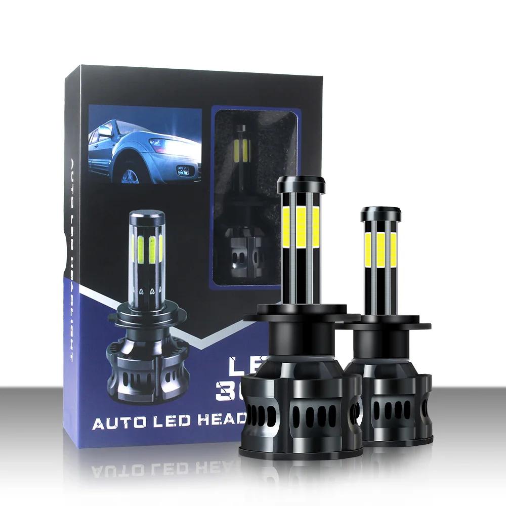 2x8 côtés COB H7 LED H11 H4 Hi/Lo H1 H3 H8 HB1 HB3 HB4 HB5 HIR2 H13 H27 9005 9006 9008 9012 ampoules