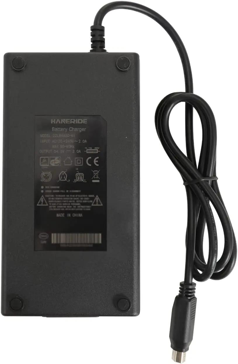 HANERIDE chargeur de vélo électrique 54.6V 2A 3PIN pour PHYLION/JOYCUBE JCEB480 pour batterie Fische