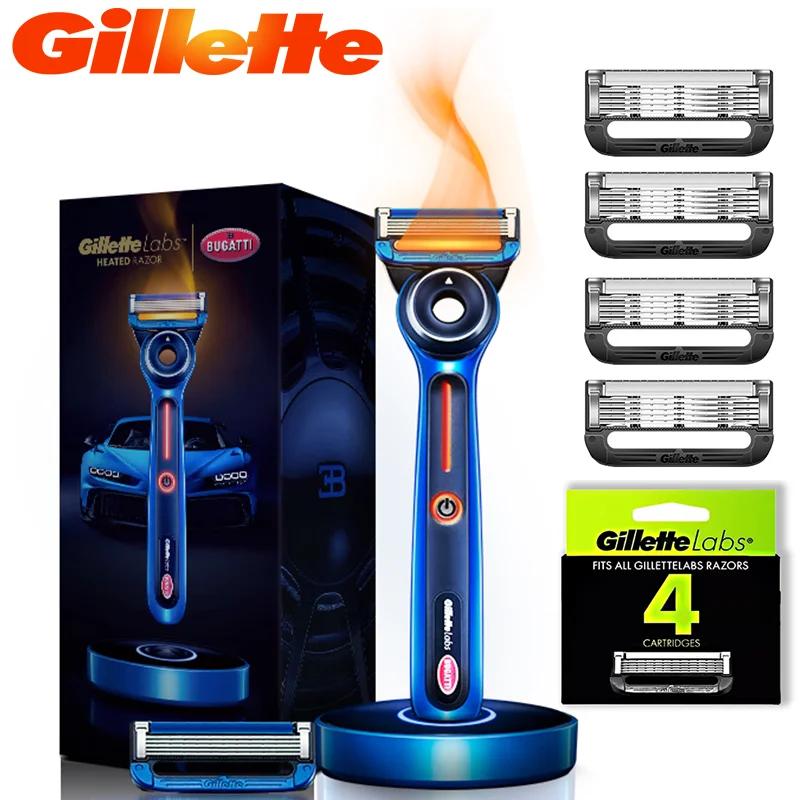 Gillette labs rasoir chauffant série Bugatti Veyron Gillette labs ensemble de rasoir pour hommes lam