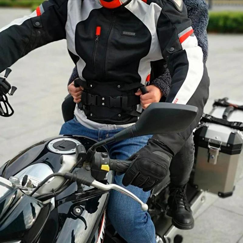 Ceinture de sécurité pour moto et Scooters, poignée de passager pour siège arrière, sangle antidérap