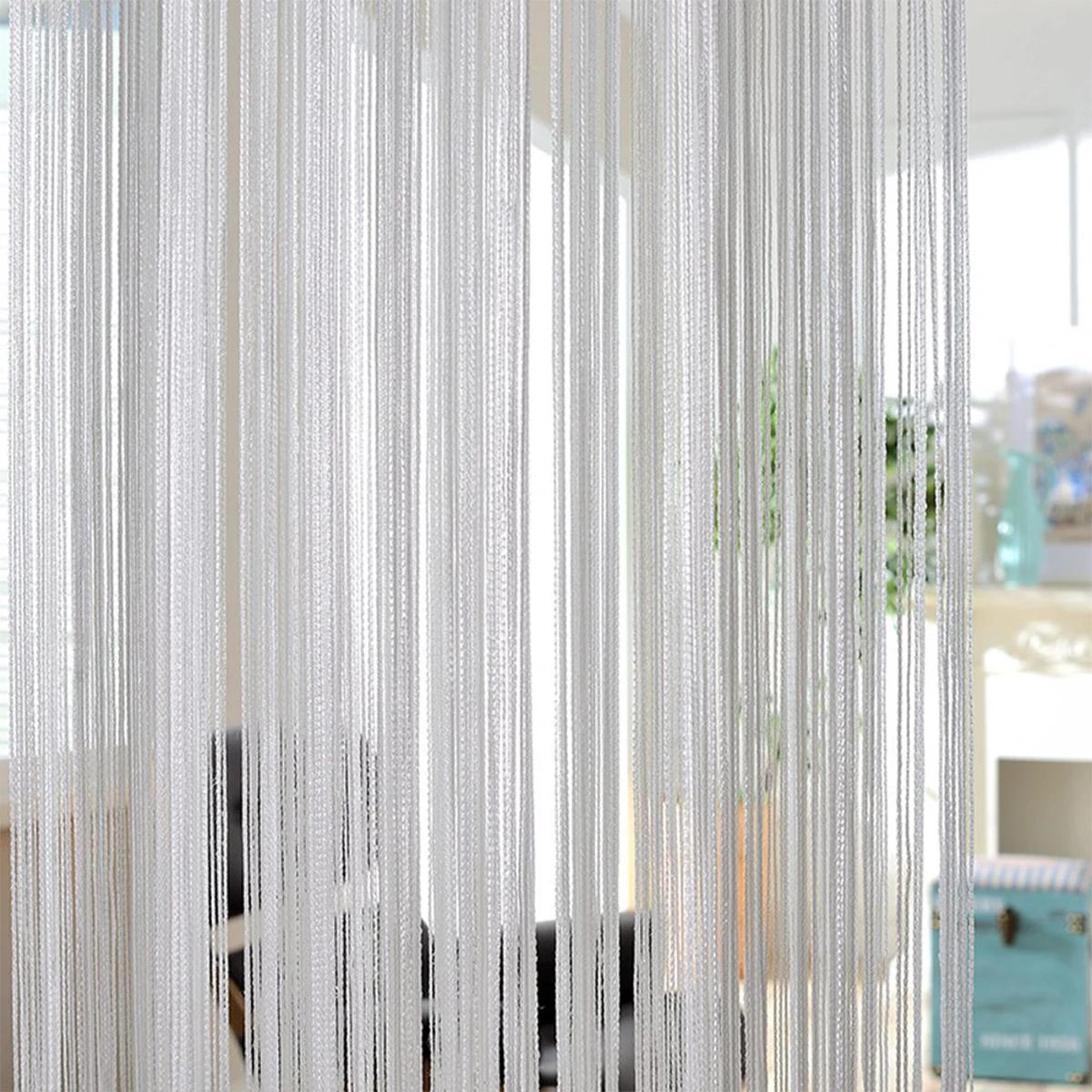100x200 cm porte fenêtres suspendus perles décors rideau chaîne été mouche insectes écran gland pann