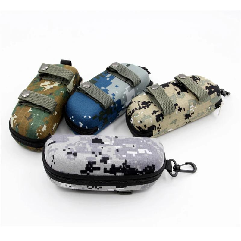 Étui à lunettes de Camouflage, boîte à fermeture éclair pour Sports de plein air, étui épais Anti-st