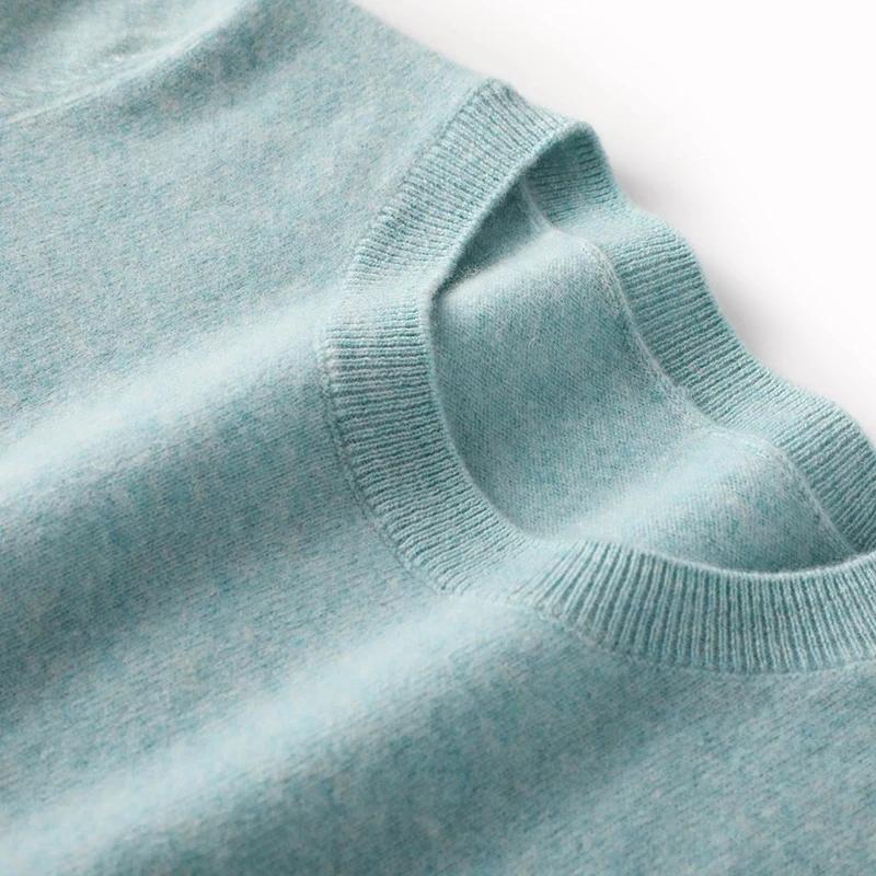 Pull fin à col rond pour femme, haut tricoté décontracté, sous-couche courte, à la mode, 18 couleurs