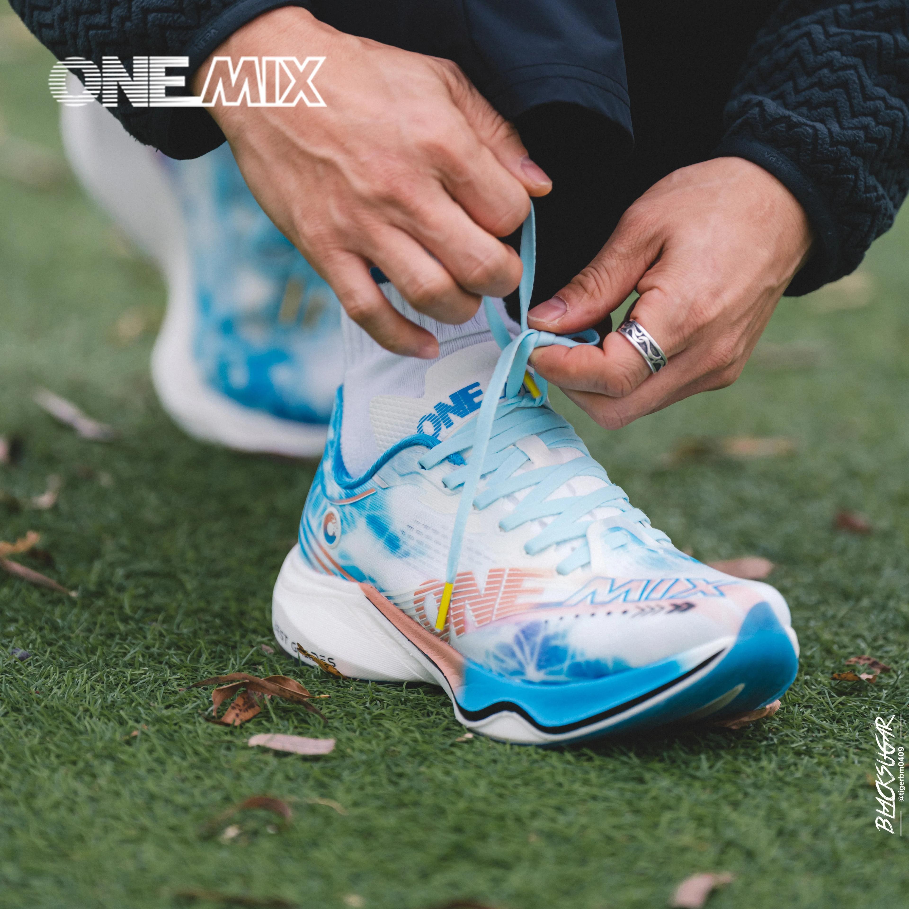 ONEMIX-chaussures de course de Marathon en nylon et planche de carbone, support professionnel Stable