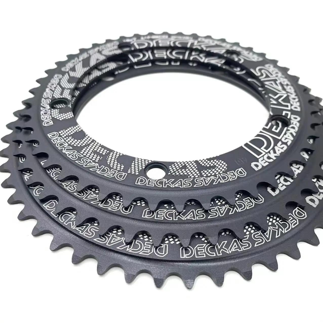Deckas 144BCD engrenage fixe fixie anneau de chaîne rond vélo de piste 44T-58T dent 144 bcd roue d'e