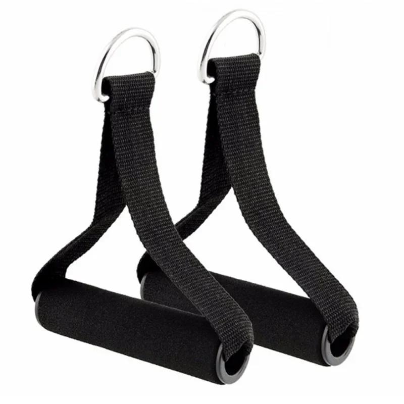 2 poignées de traction pour accessoires de fitness, poignée de bande d'exercice, poignée de rallye p