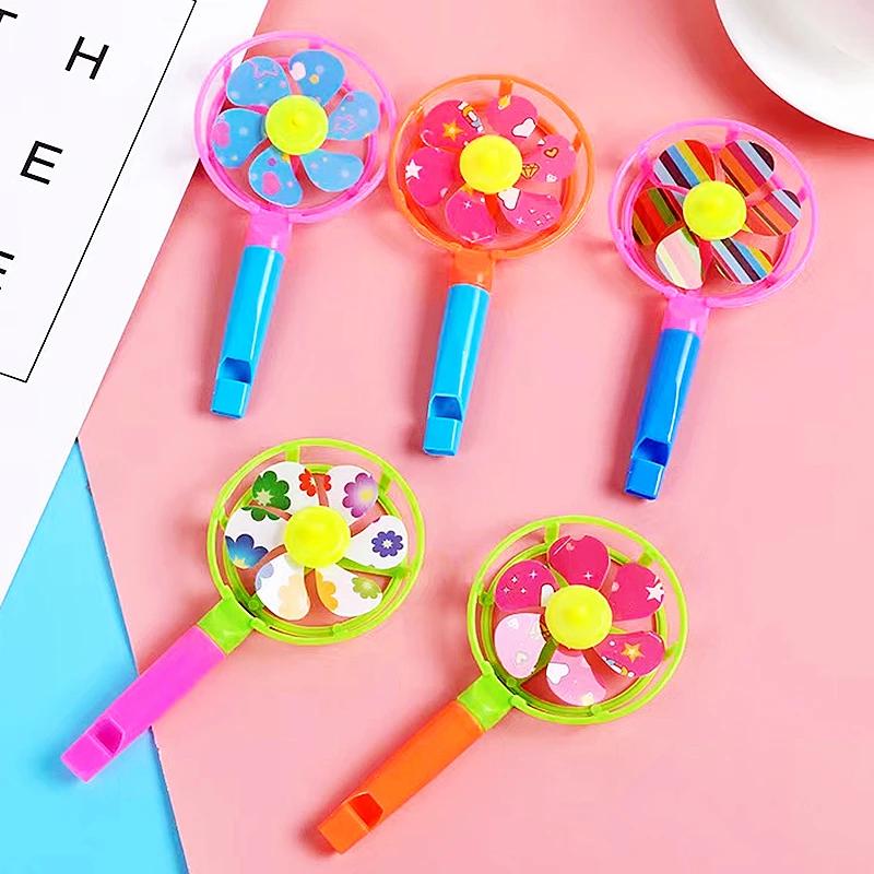 Sifflet de couleur en plastique 6.5x12.5cm, 12 pièces, jeu de molette, cadeaux de fête d'anniversair