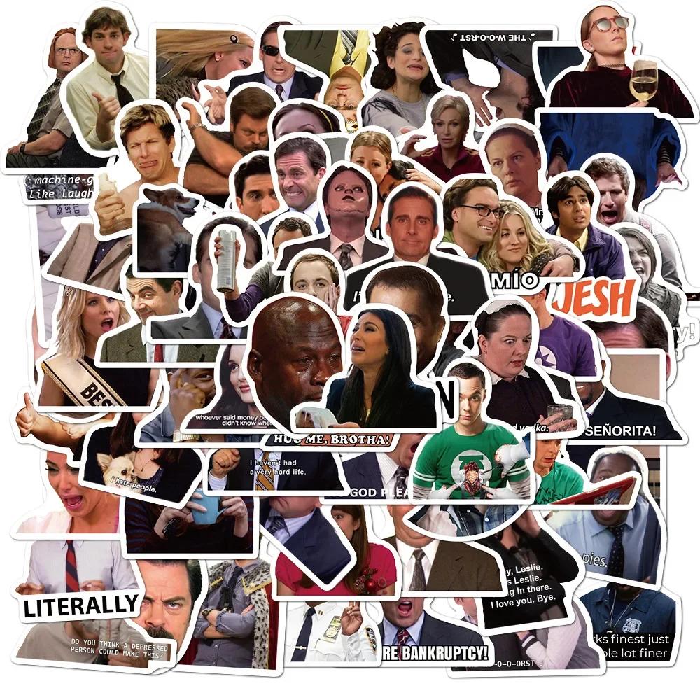 10/30/50/100 pièces drôle classique émission de télévision Meme autocollants album à faire soi-même 