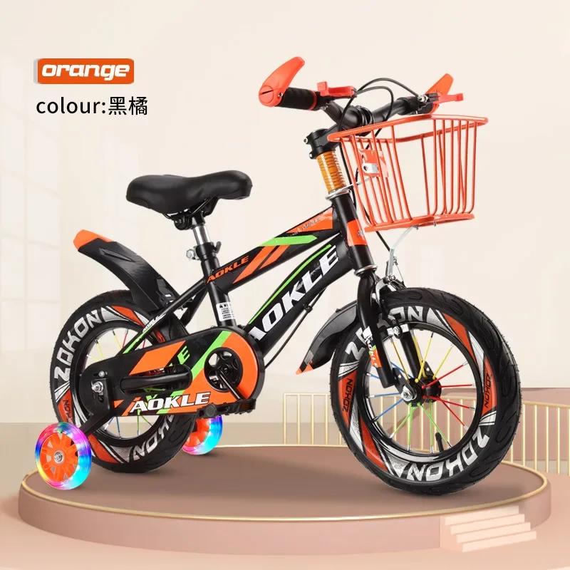 Vélo à cadre en acier au carbone pour enfants, vélos pour enfants, garçons et filles, âgés de 2 à 10