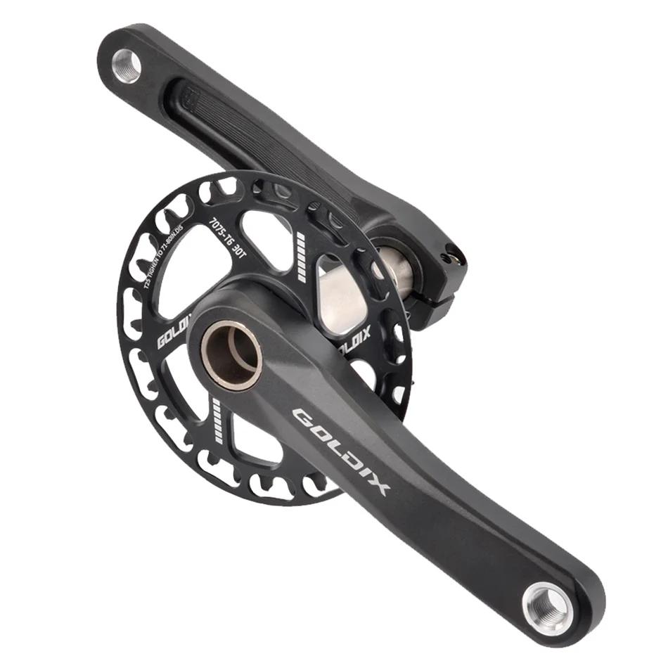 GOLDIX – pédalier de vélo pour enfants, 110/127/140/150/155/160mm, avec disque de protection, 30T 32