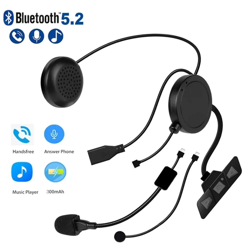 Bluetooth 5.2 casque de Moto casque sans fil mains libres stéréo lecteur de musique Moto casque rédu