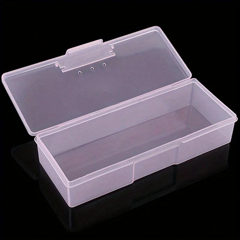 Boîte de rangement pour Nail Art, organisateur d'accessoires pour ongles, conteneur en plastique cub