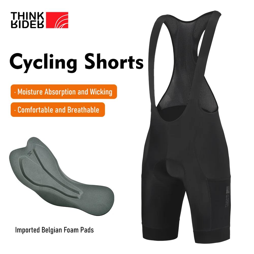 Cuissard cyclisme ThinkRider homme coussinet belge - haut de gamme respirant moulant confort vélo