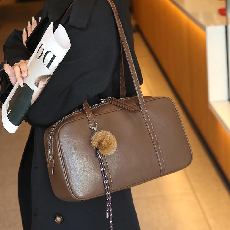 Sacs à bandoulière en cuir véritable de vache pour femmes, sacs à main de luxe de styliste de mode p