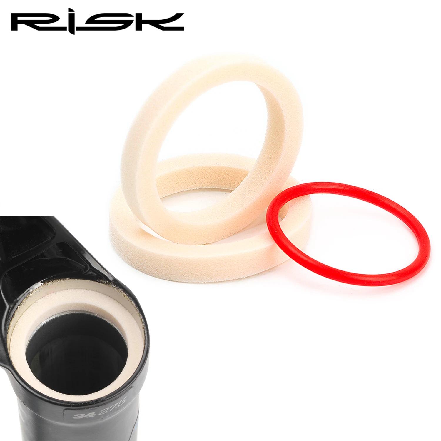 2 pièces risque fourche de vélo éponge anneau huile scellé mousse pour vélo Suspension fourche épong