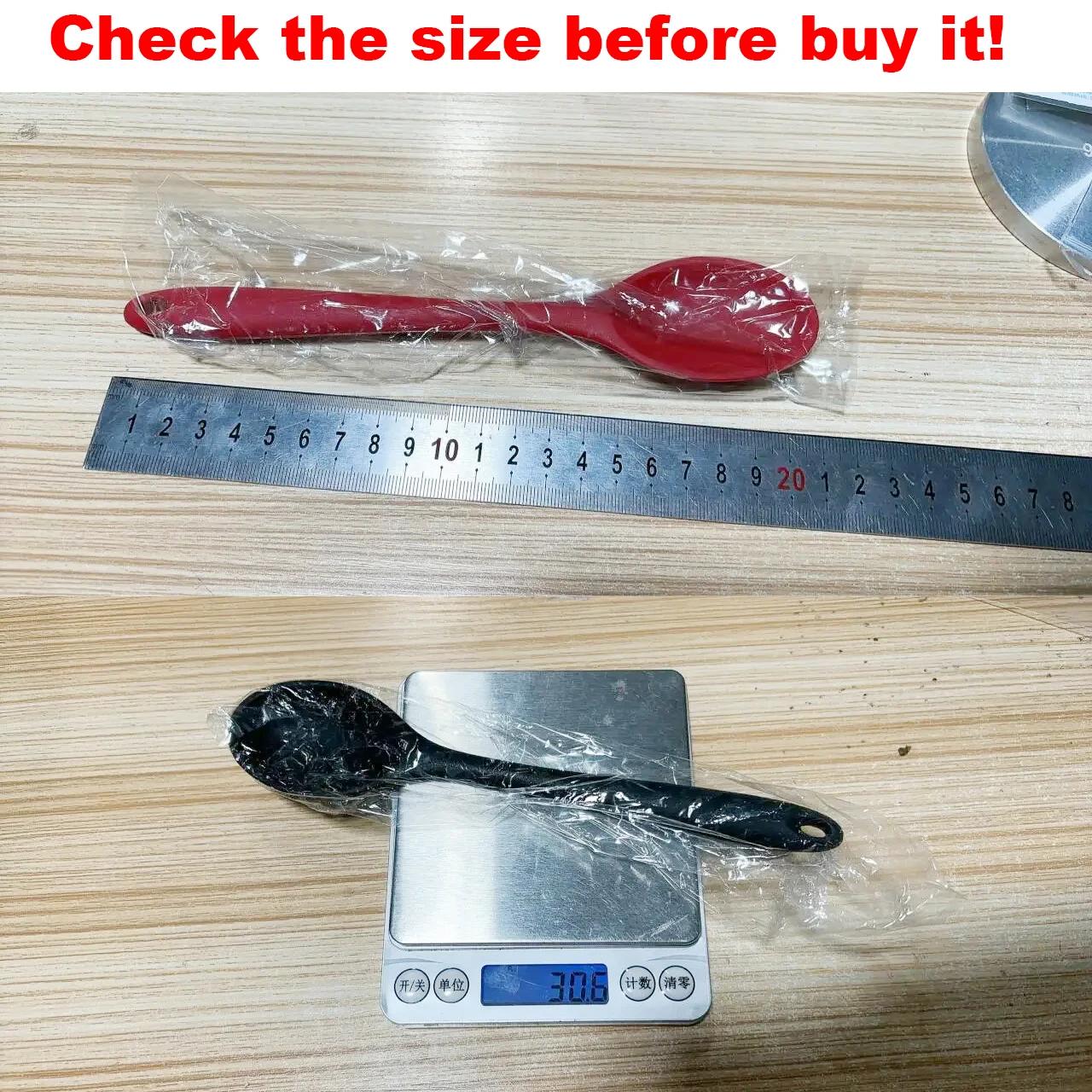 Pour une vie meilleure, cuillère en Silicone souple, remuant, vaisselle à Long manche, ustensiles de
