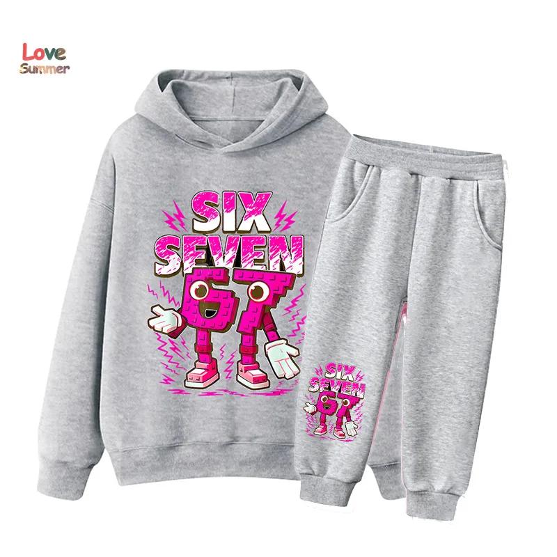 Ensemble 2 pièces sweat à capuche et pantalon pour garçons et filles, style italien Brainrot, pour e