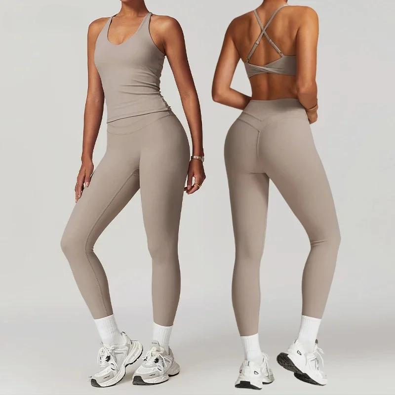2 pièces vêtements de sport femmes Yoga ensemble vêtements de sport vêtements de sport costumes de Y