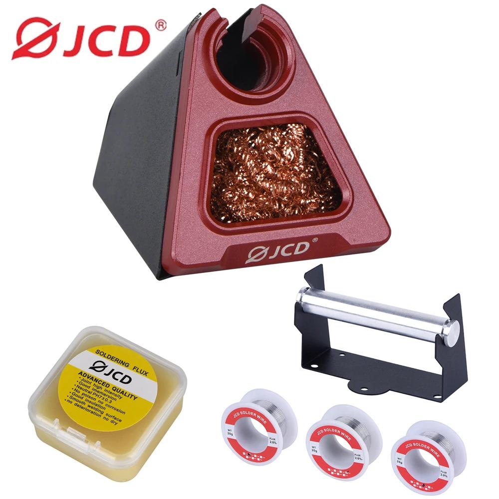 JCD 820 support de fer à souder électrique en alliage d'aluminium avec nettoyage de soudage boule de