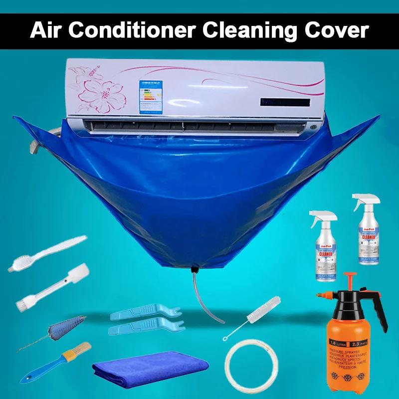 Kit de housse de nettoyage de climatiseur, 15 pièces, avec outils de nettoyage, sac de Protection ét