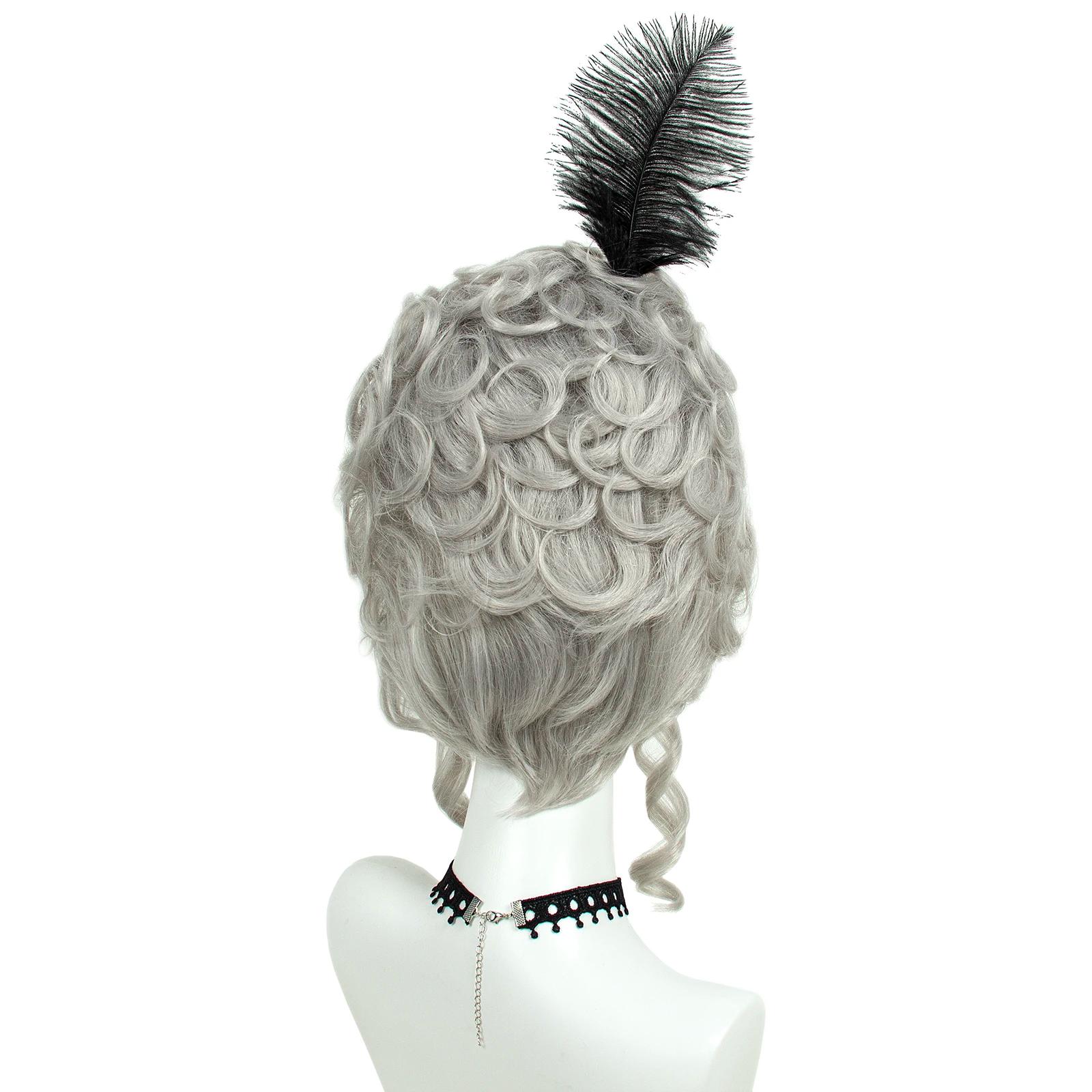 REEWES perruque victorienne pour Costume Rococo Cosplay 18ème siècle perruque cheveux baroques Vinta