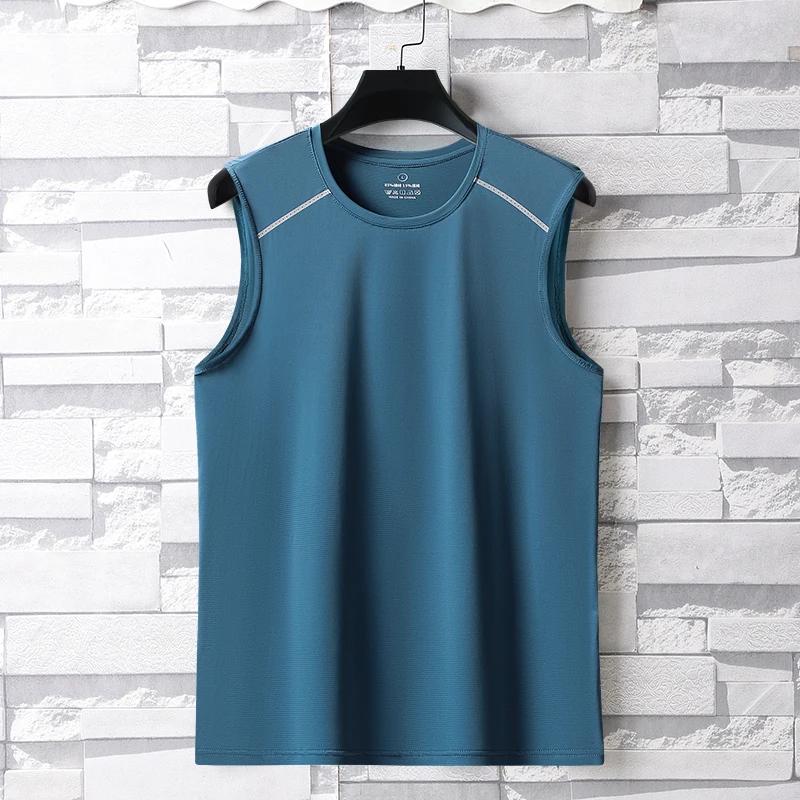 T-shirt d'été Ice inj pour homme, haut doux et confortable, respirant et absorbant la transpiration,
