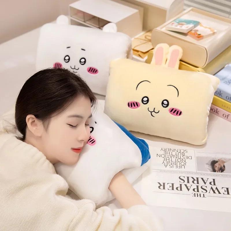 Oreiller chauffant créatif pour les mains, coussin de sieste, jouets en peluche, essentiels de voyag
