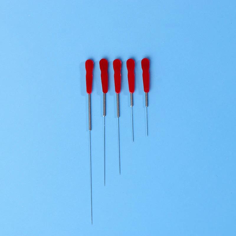 Aiguille d'acupuncture jetable, 100 pièces, 1 aiguille avec 1 Tube de guidage en acier inoxydable av