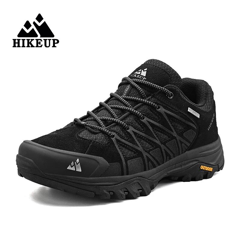 Chaussures de randonnée plein air homme HIKEUP - Bottes trekking baskets camping résistantes usure montagne