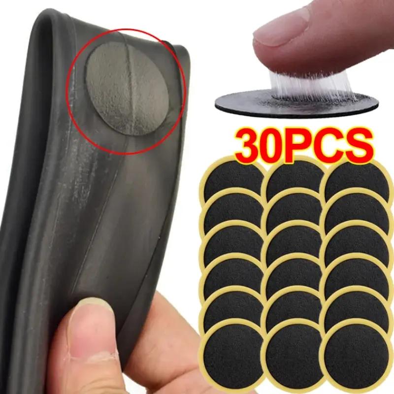 30/20/10PCS vélo sans colle pneu Patches outil réparation rapide pneu Protection Patch adhésif sécha