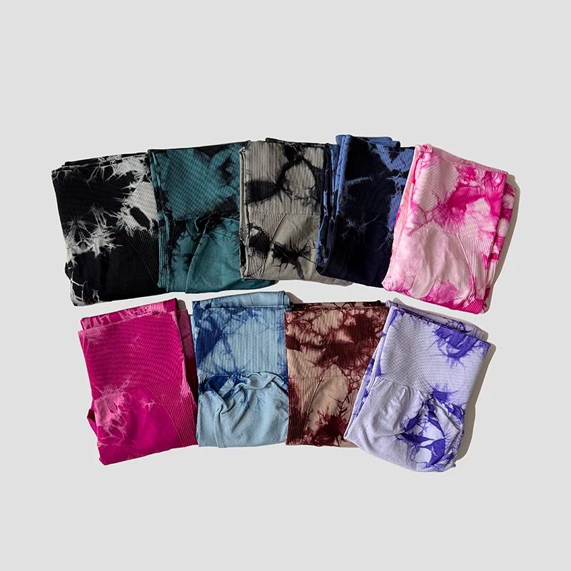 Leggings sans couture pour femmes, pantalon de Yoga taille haute, froissé, collants de levage des fe