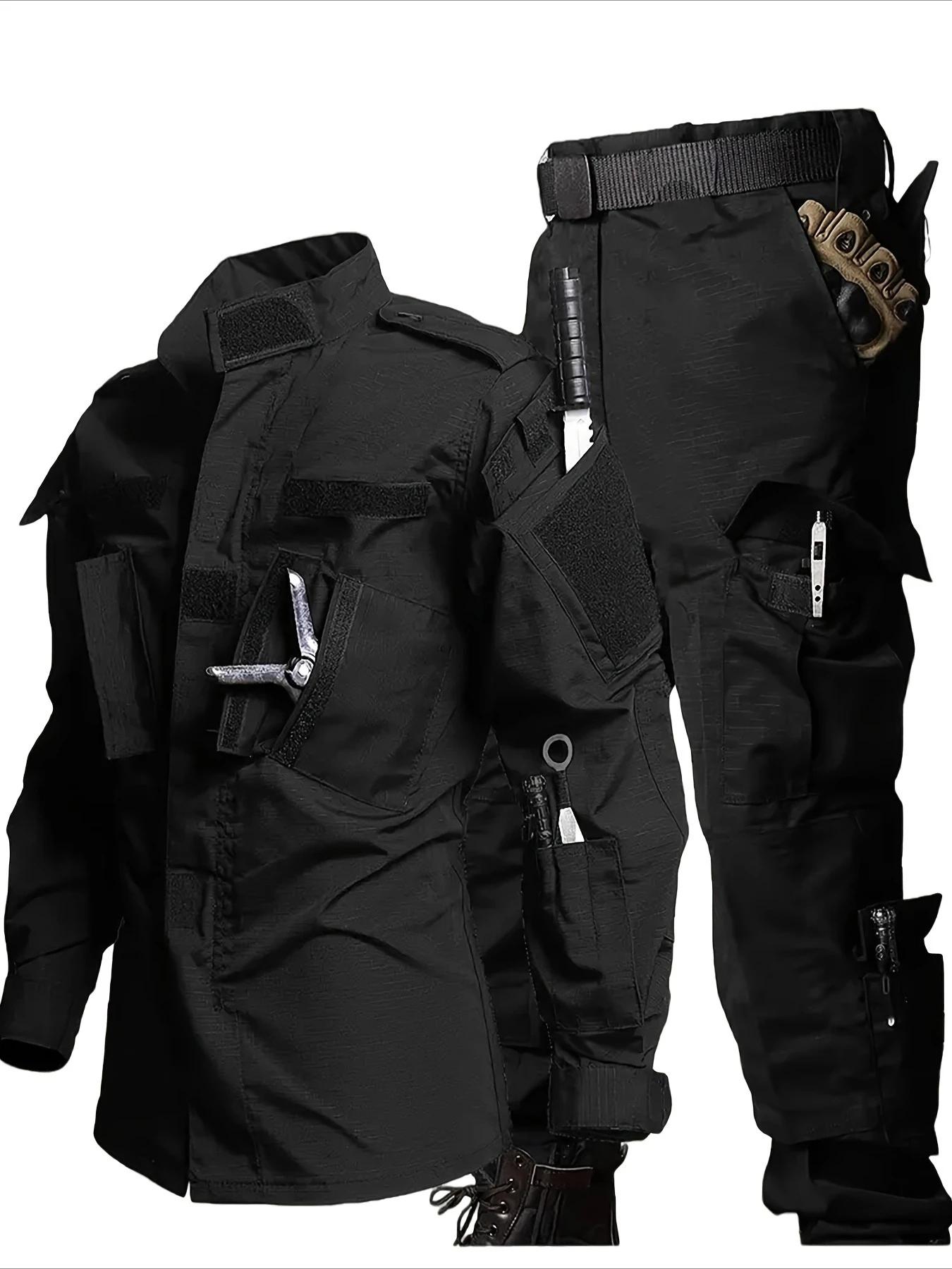 Combinaison de chasse pour homme, vêtements et pantalon, chauds et confortables, design multi-poches