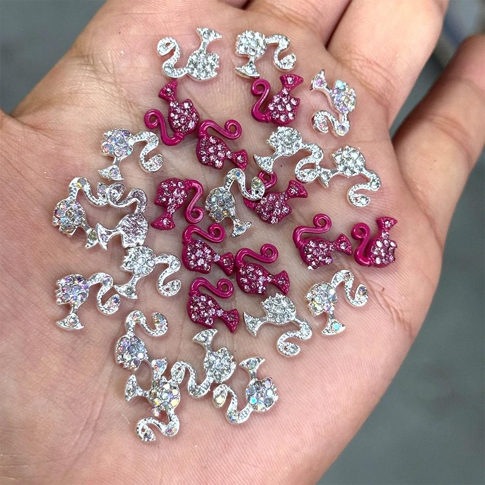 Strass pour ongles en cristal, tête de fille mignonne 3D, 9x10mm, queue de cheval haute, plein de di