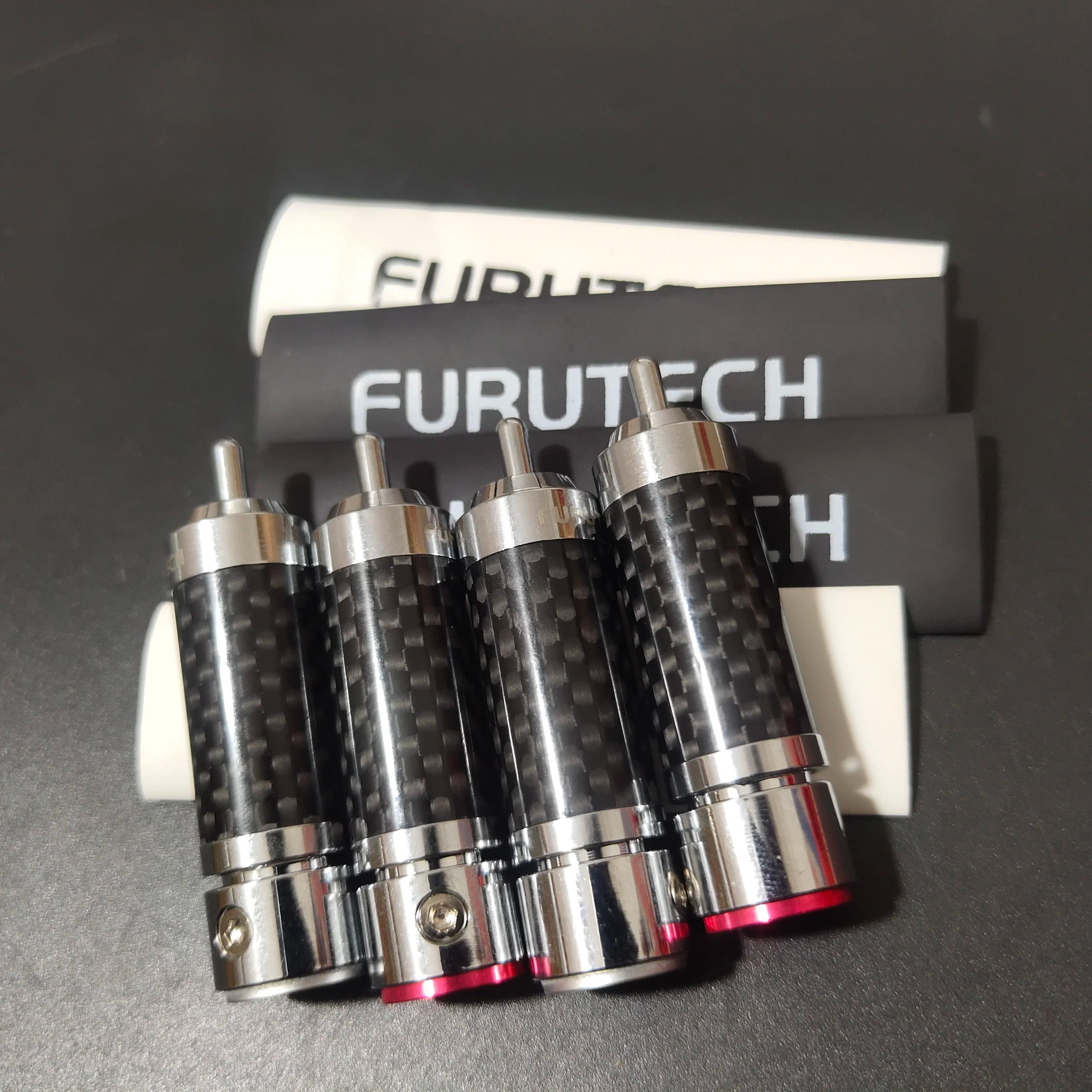 Furukawa – prise lotus RCA plaquée rhodium, d'origine Furutech CF-102(R), haut de gamme, sans soudur