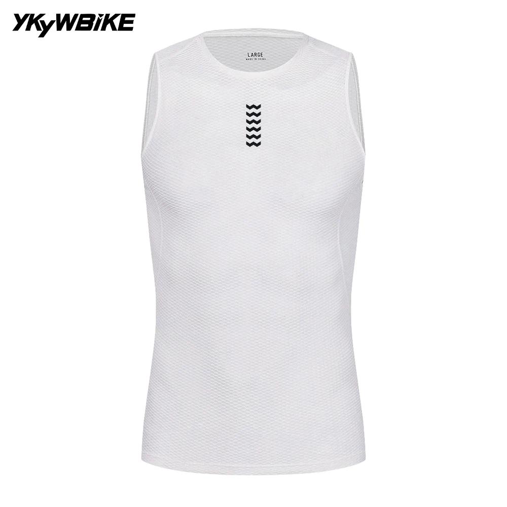 YKYWBIKE hommes cyclisme couche de Base gilet été Ride Jersey vtt vélo vélo maille sous-vêtements Cy