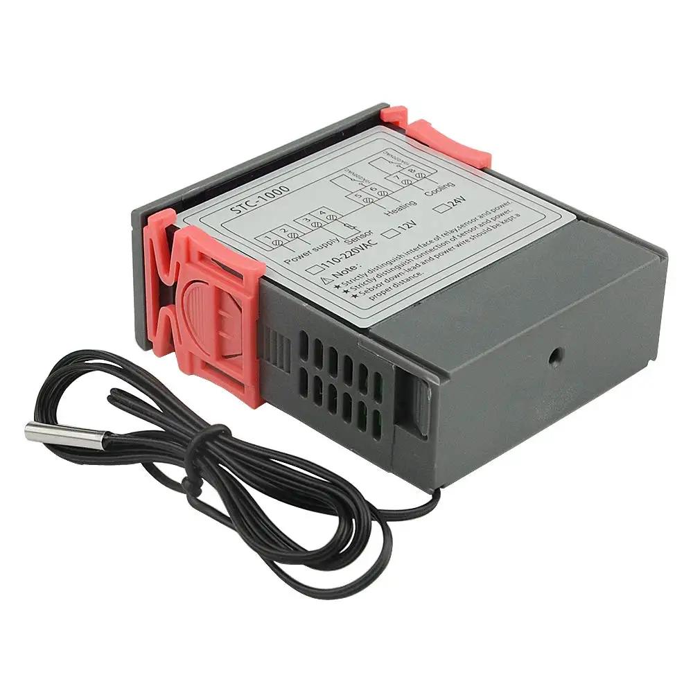 STC 1000 LED thermostat numérique pour incubateur régulateur de température thermostat relais chauff