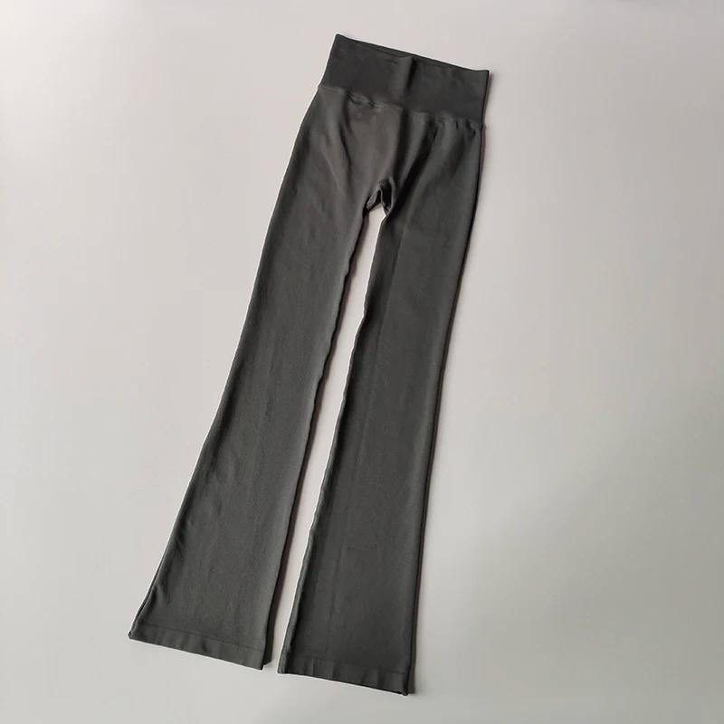 Leggings de yoga sans couture compression haute taille - Fitness élastique micro évasé pour femmes