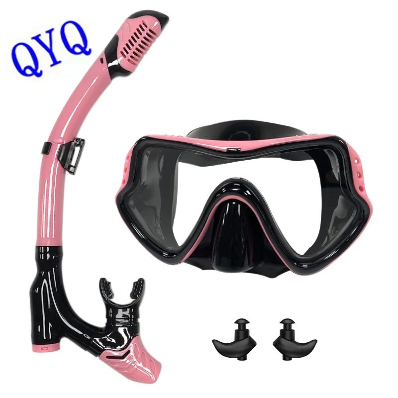 QYQ Masque de plongée Snorkel professionnel Masque de plongée et lunettes de plongée Lunettes de plo