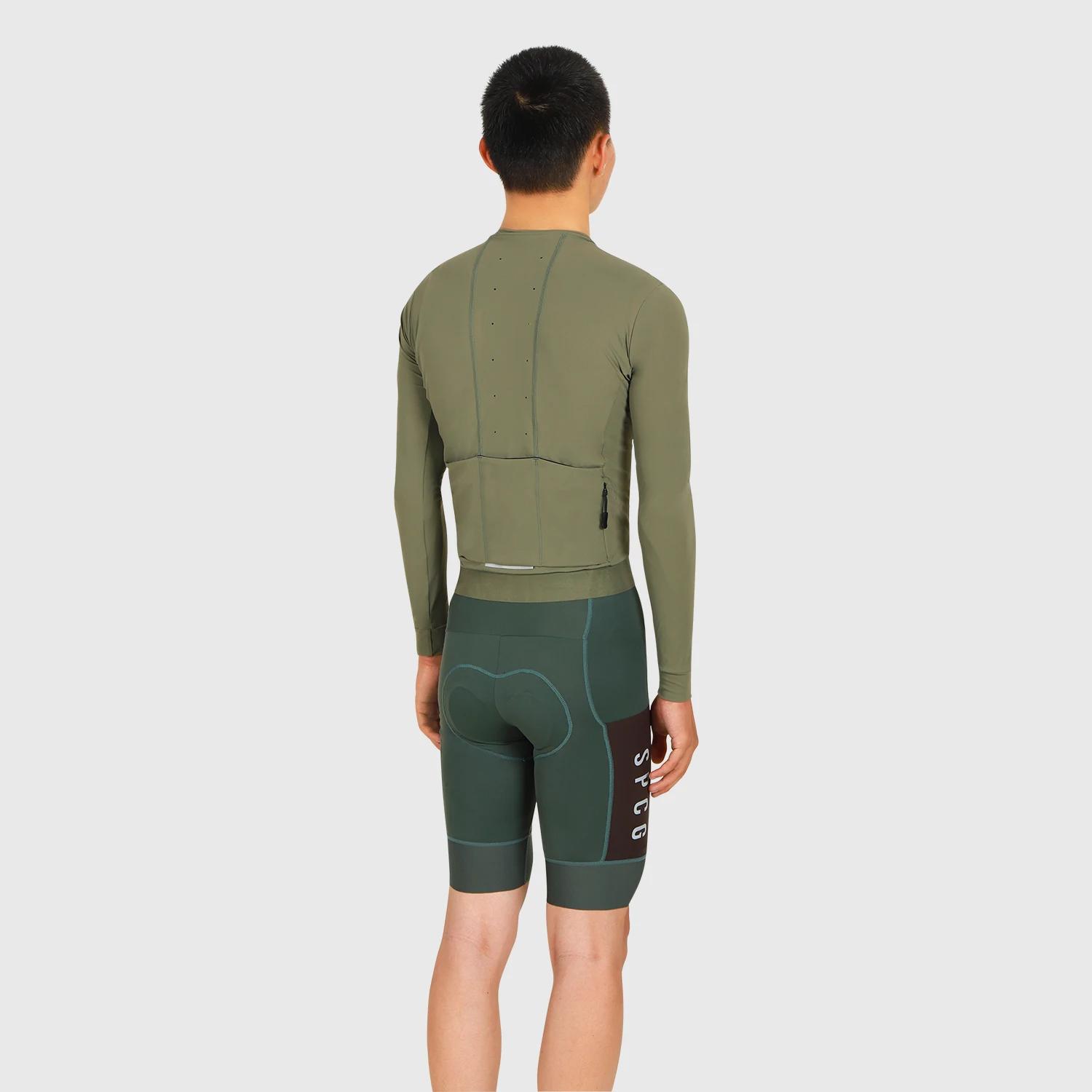 SPEXCEL-Maillot de Cyclisme PRO AERO à Manches sulf, Coupe Lase, Tissu Respirant Udissolvant 50 +, É