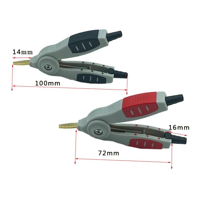 1 paire d'outils de Test Lcr, pince à bec de canard Crocodile Kelvin, placage d'alum, qualité supéri