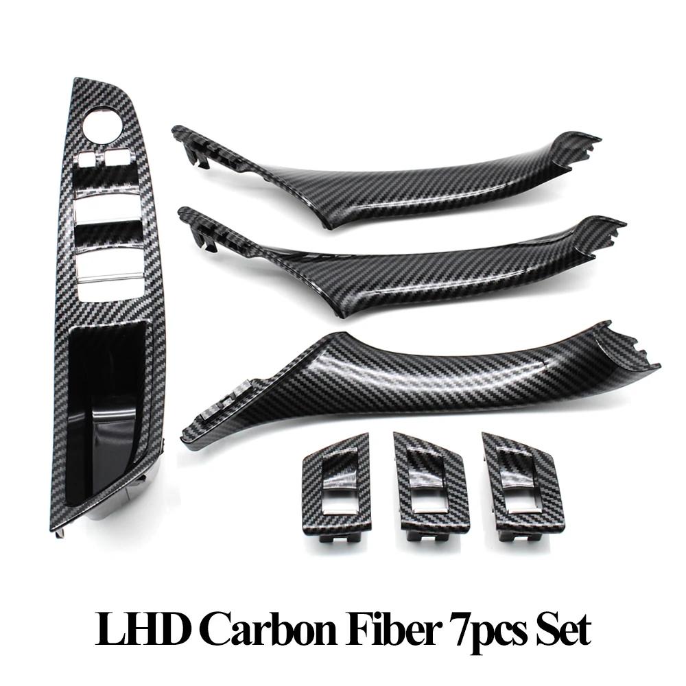 LHD intérieur en plastique porte accoudoir fenêtre panneau de commutation tirer poignée 7 pièces ens