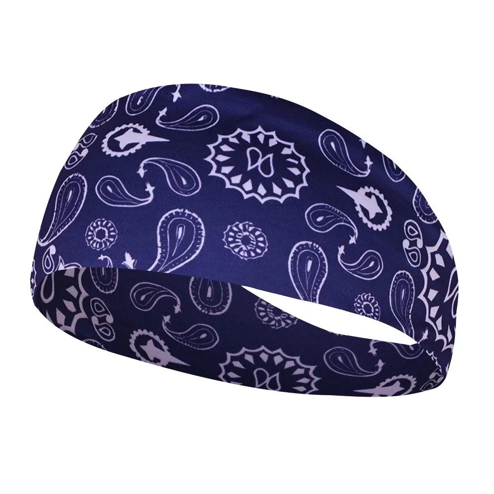 Bandeau élastique absorbant la sueur, résistant à la sueur, pour le sport et le yoga