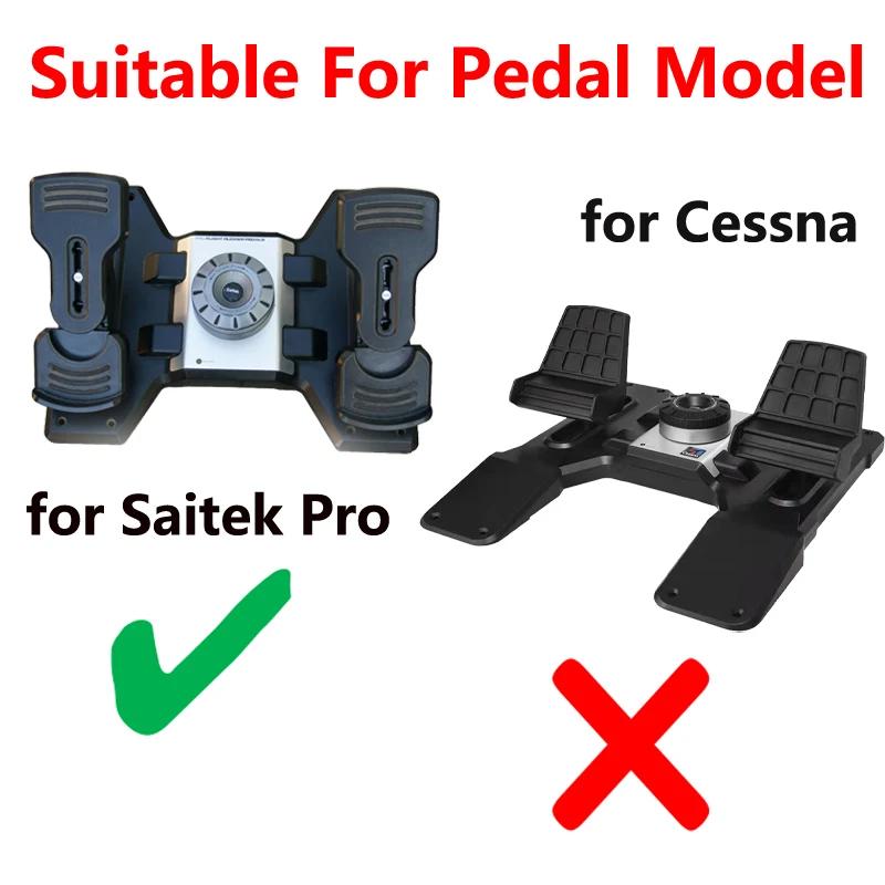 Mise à niveau de la pièce de rechange pour Logitech Saitek Pro, pédales de gouvernail de vol, suppor