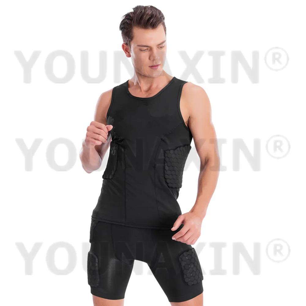 Haut de sport unisexe anti-collision, respirant et élastique, glaçure à séchage rapide, noir, précie