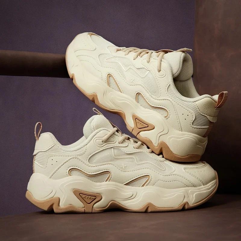 Xtep Youmu chaussures décontractées pour femmes 2025 été léger respirant à semelles épaisses tout as