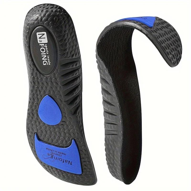 Paire de semelles intérieures élastiques pour chaussures de course, soutien de la voûte plantaire, a