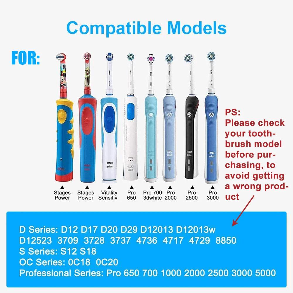Chargeur de remplacement de brosse à dents électrique, 1 pièce, pour Braun Oral B Portable de voyage