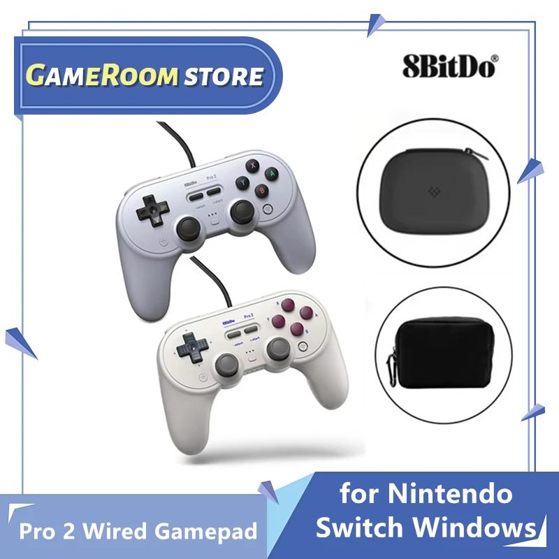 8BitDo Pro 2 manette de jeu filaire contrôleur USB pour Nintendo Switch Windows Steam Raspberry Pi N