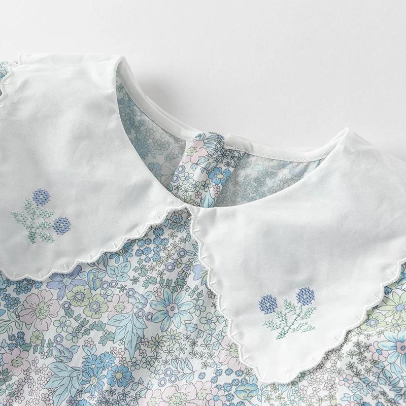Dave Bella robe d'été pour enfants nouveau doux doux mignon filles bébé coton robe de princesse impr