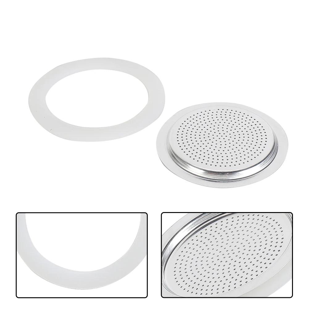 Anneau en caoutchouc de café en Silicone, joint en caoutchouc Moka, écran filtrant, cafetière expres